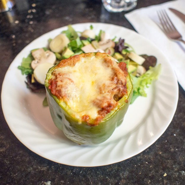 Italian Sausage Stuffed Pepper