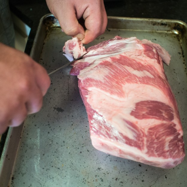 Pork Butt Trimming